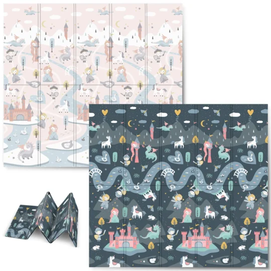 Zložljiva penasta igralna podloga Fairyland - 200x180 cm