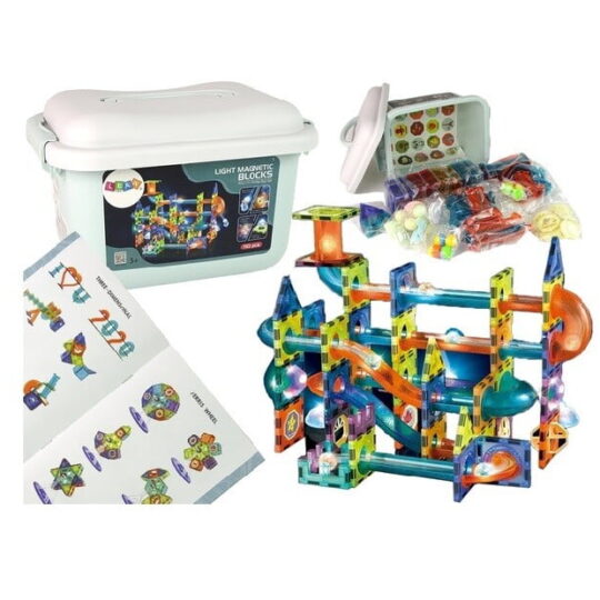 MAGNETNE STRELASTE KOCKE S ŠKATLO S 110 KOSMI – MAGNETIX