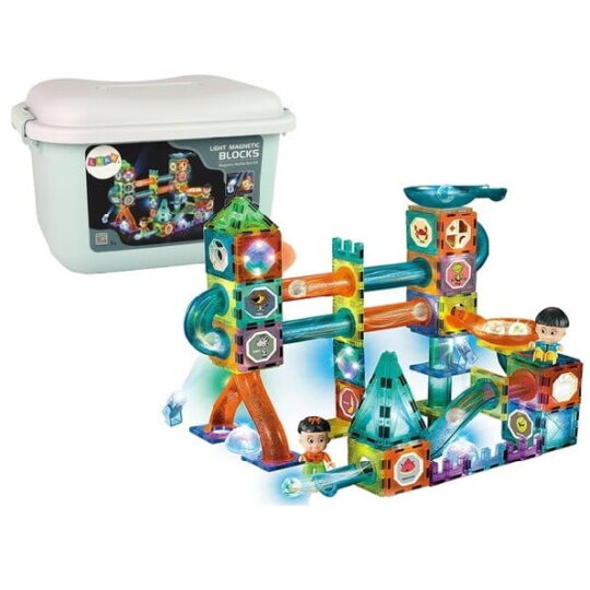 MAGNETNE STRELASTIČNE KOCKE S ŠKATLO S 150 KOSMI – MAGNETIX