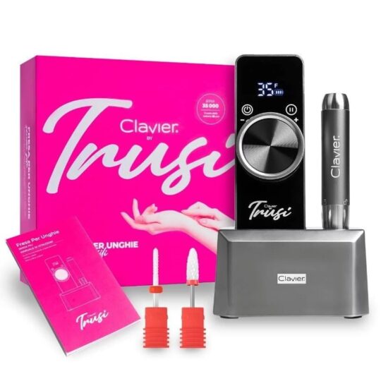 Akumulatorski brusilnik za nohte - Clavier Trusi siv