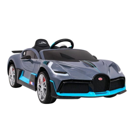 Bugatti Divo – licencirani avtomobil na baterije (siv)