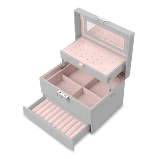 Škatla za nakit Massido - siva