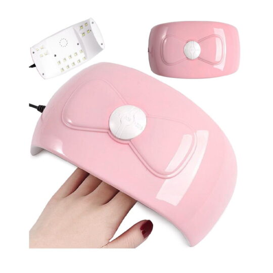 UV LED svetilka za nohte 54W - roza pentlja