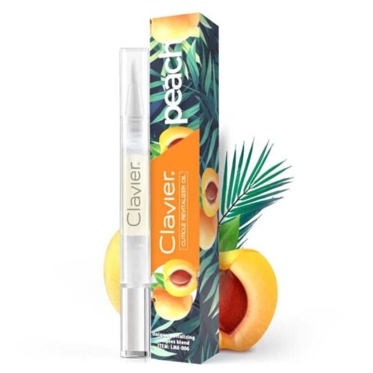 Clavierjev svinčnik za nego nohtov in obnohtne kožice - breskev