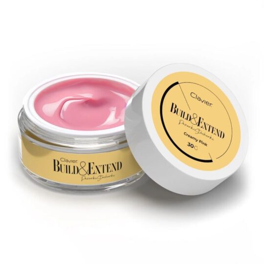 Samonivelirni gel za oblikovanje nohtov Build&Extend - kremasto roza, 30 g