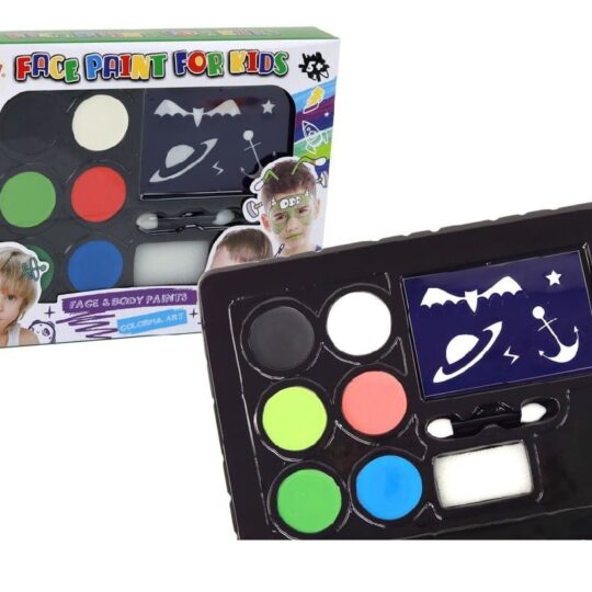 Barve za obraz s šablonami - Barvni karneval