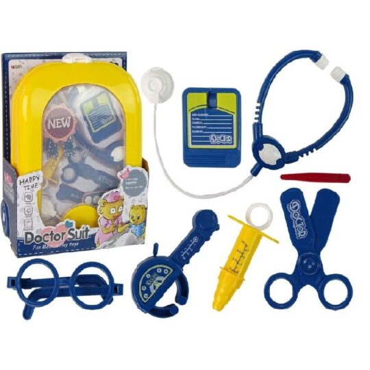 Otroški medicinski set v kovčku - Mali zdravnik moder