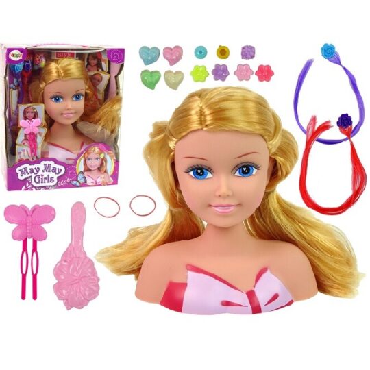 Lutka za oblikovanje las z dodatki - Hair Time