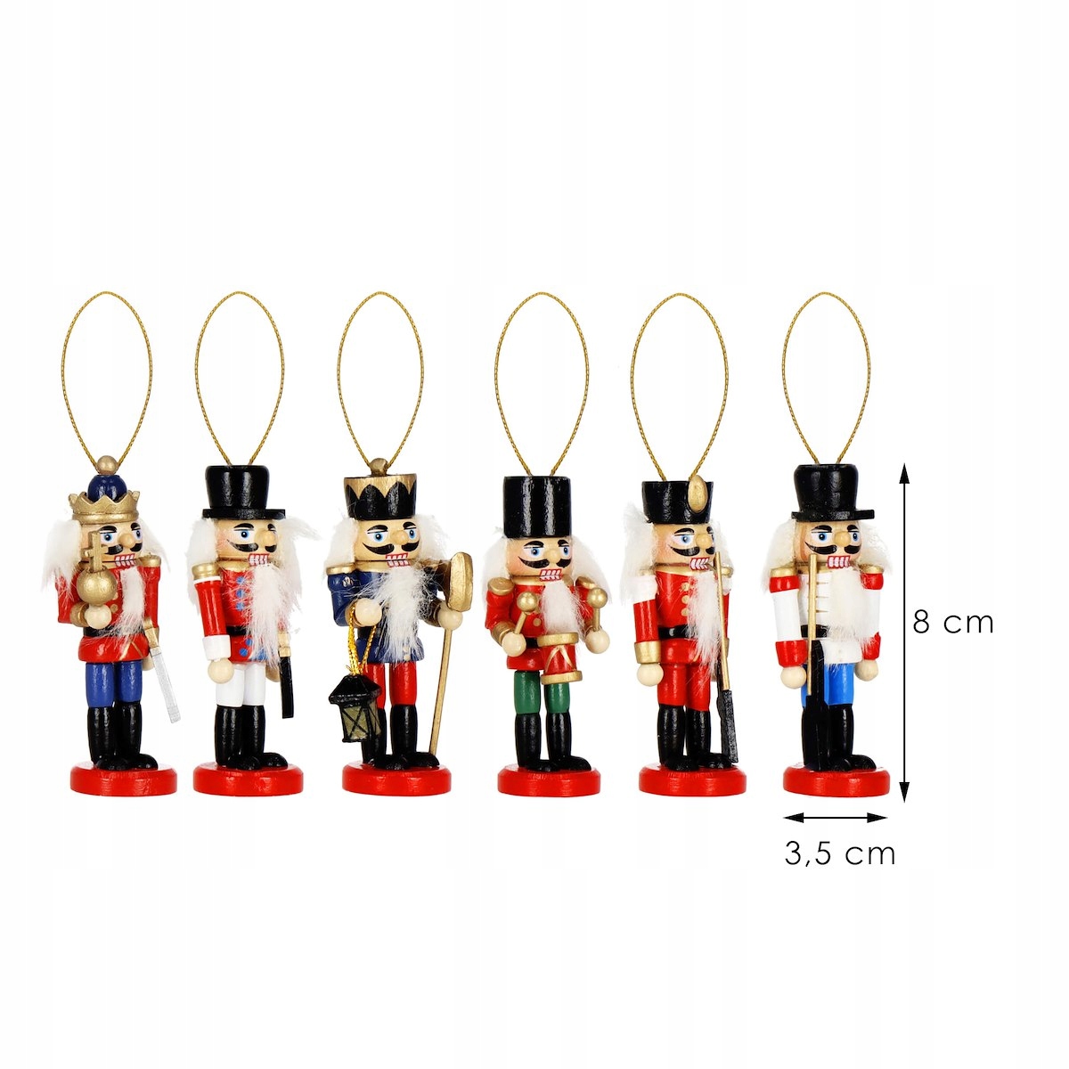 6 kosov LESENIH OKRASKOV ZA BOŽIČNO DREVO Z OREŠČKIMI LUPINAMI BOŽIČNI OKRASKI Vrsta Kroglice Oblike Kompleti