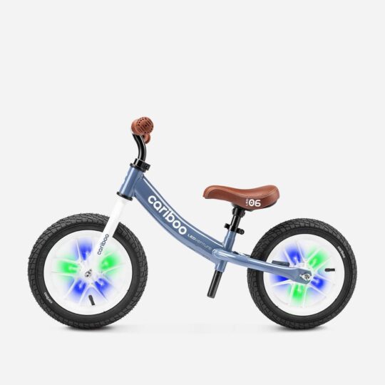 Cariboo poganjalec z LED lučmi - LEDventure (modro/rjav)