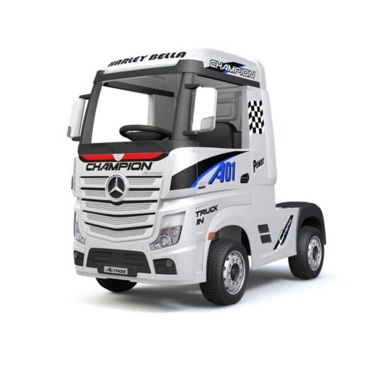 Mercedes Actros bele barve – Licencirano vozilo na baterijski pogon