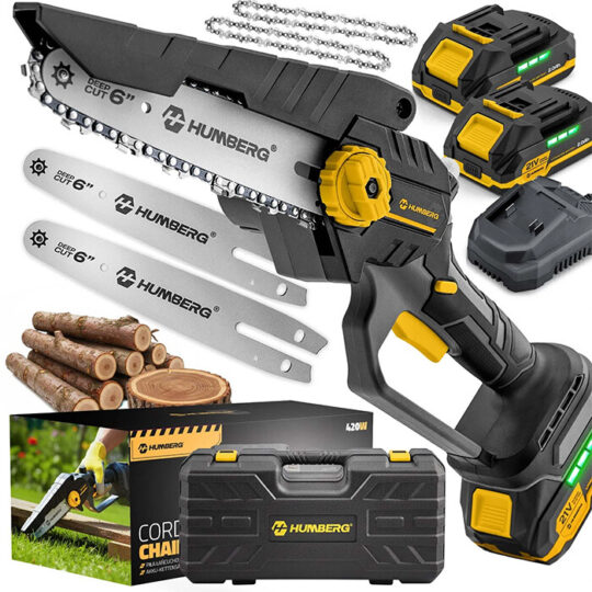 Akumulatorska mini motorna žaga - Humberg HM-421