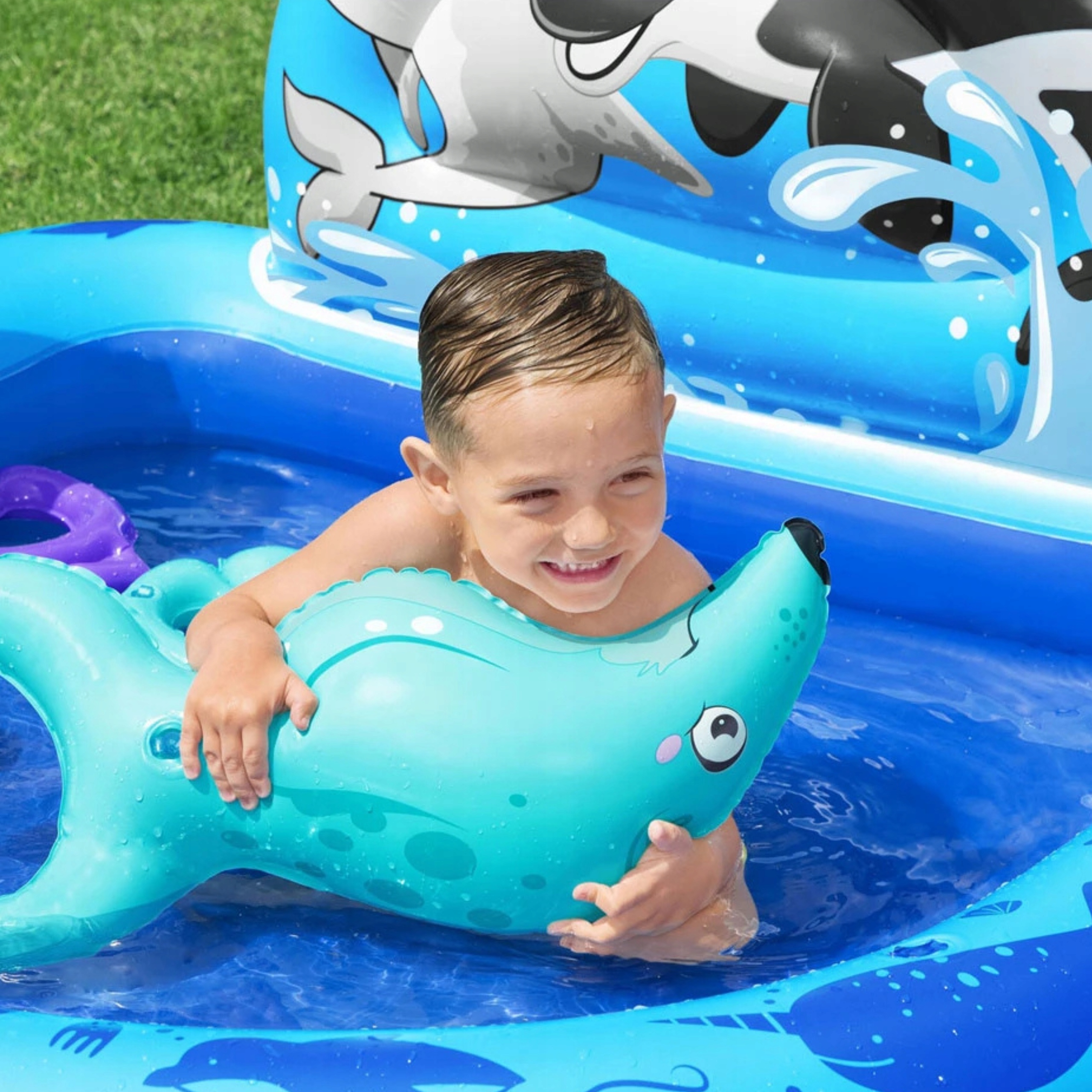 NAPIHLJIVI BAZEN ZA OTROŠKO IGRIŠČE BESTWAY POLETJE 84l VODE 134x131x73 cm Junak / Pravljica Izginotje