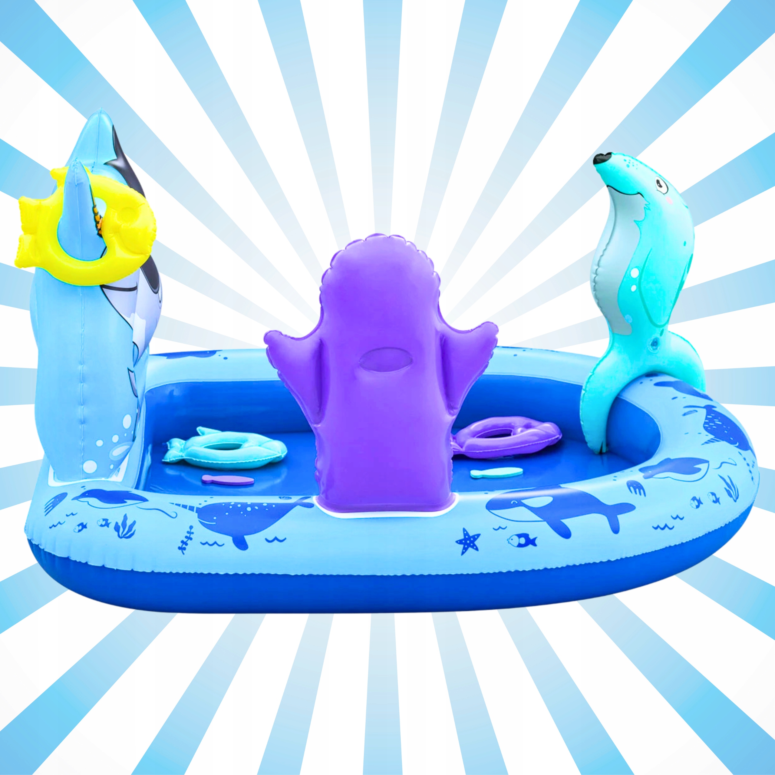 NAPIHLJIVI BAZEN ZA OTROŠKO IGRIŠČE BESTWAY POLETJE 84l ZA VODO 134x131x73 cm EAN (GTIN) 6941607352120