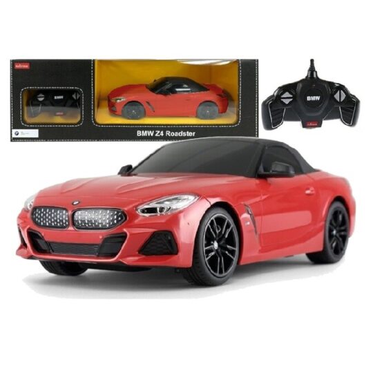 BMW Z4 Roadster - avtomobil na daljinsko upravljanje na baterije v merilu 1:18, rdeč