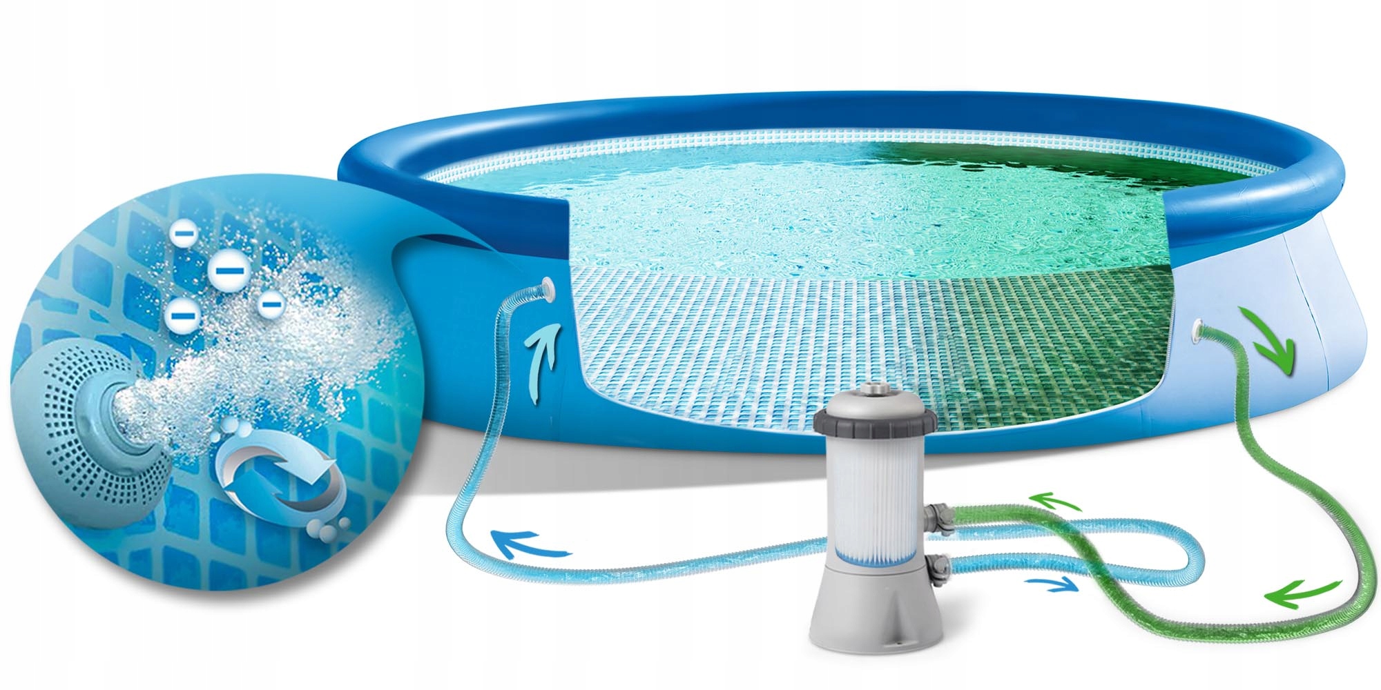 Intex KOMPLET 457 x 457 cm 18 v 1 IZDELAVAČ MEHURČKOV BREZPLAČNO EAN (GTIN) 5903890614843