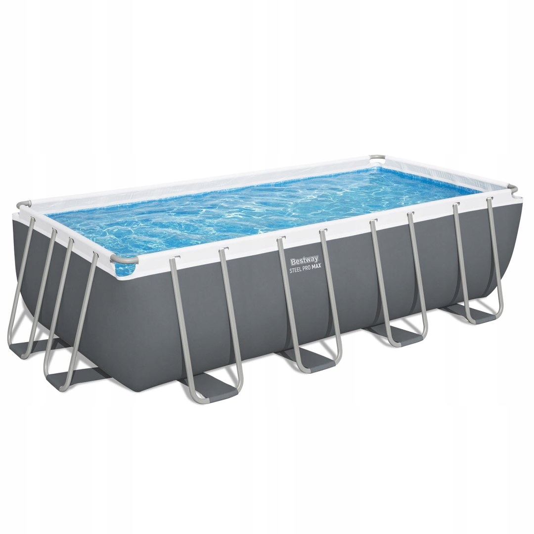 Vrtni bazen z okvirjem 488 x 244 x 122 cm 11 v 1 Bestway 56671N Originalno stanje embalaže