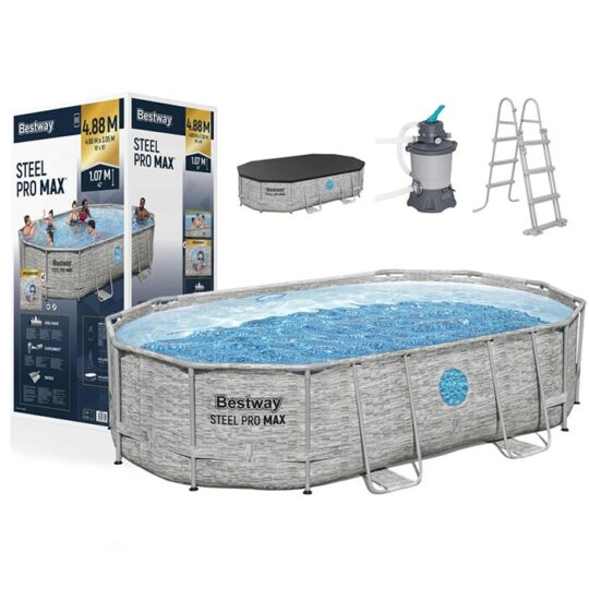 Bazen z okvirjem 427x250x100 cm Bestway 56946