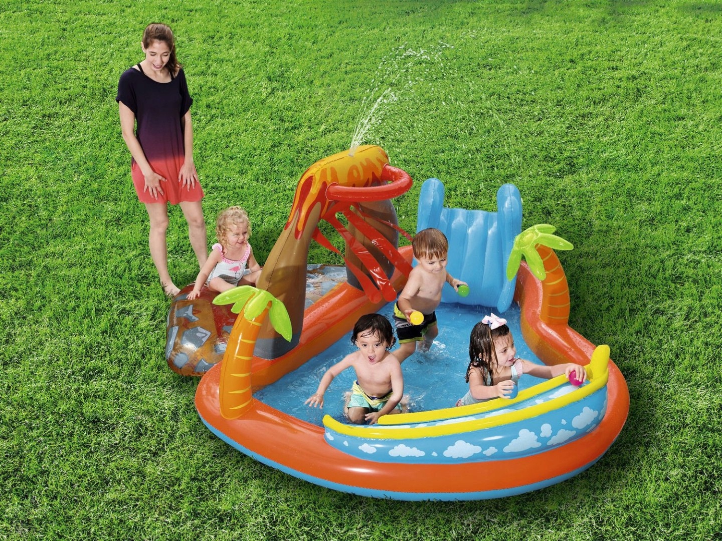 Napihljivo igralo Bestway Lava Lagoon 265 x 265 x 104 cm Bestway 53069