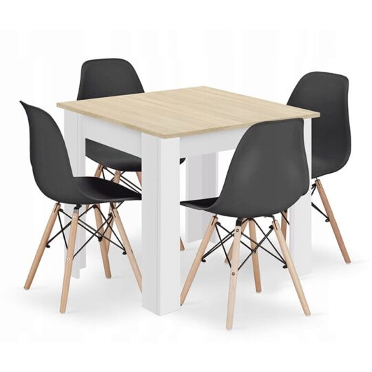 Jedilni set - klasična črna