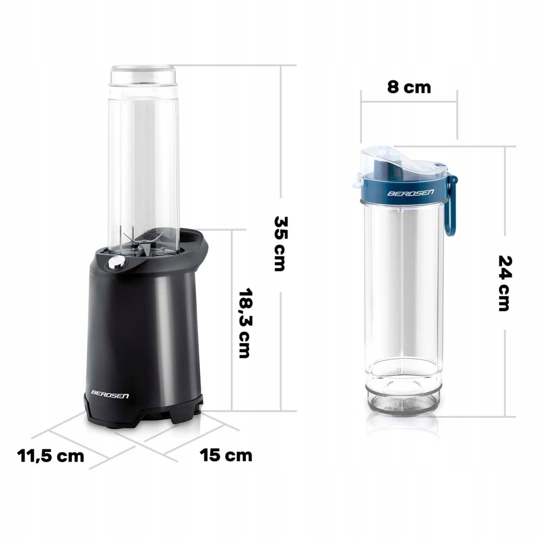 Mešalnik za smoothie 350W BD-752 Berdsen črne barve Berdsen Koda proizvajalca 375200