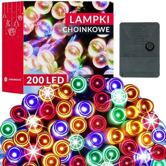 Božične lučke - 200 LED večbarvnih