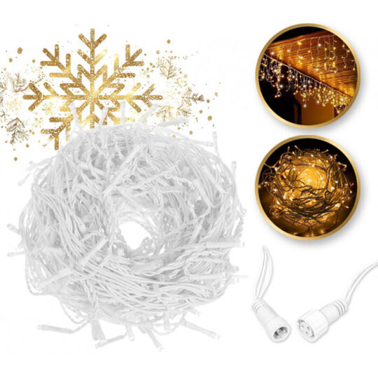 Zunanje viseče božične lučke - 300 LED toplo bela