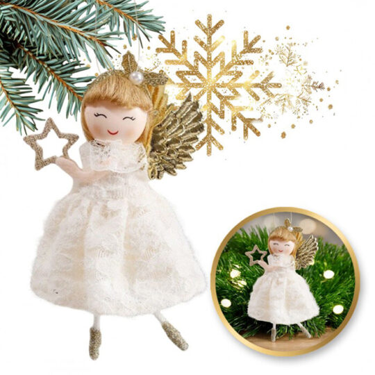 Plišasti božični angel ASN11