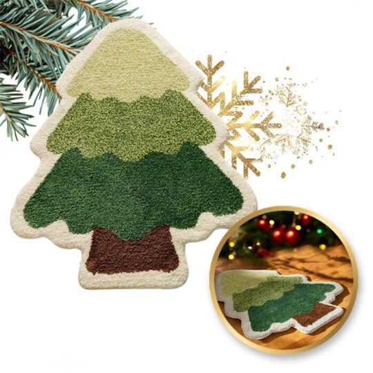 Božična predpražnica - božično drevo 36x57cm