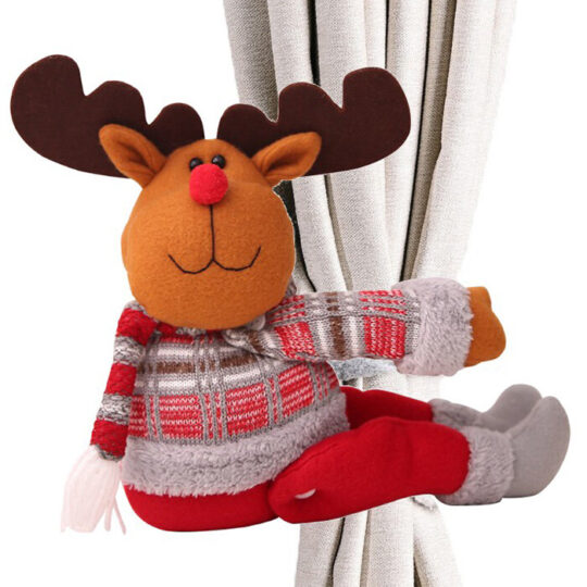 Božični jelenčki na ježku 34 cm - KSN39