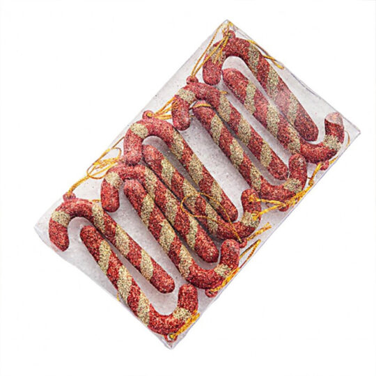 Božični okraski - Sladkorne palčke 10 kosov