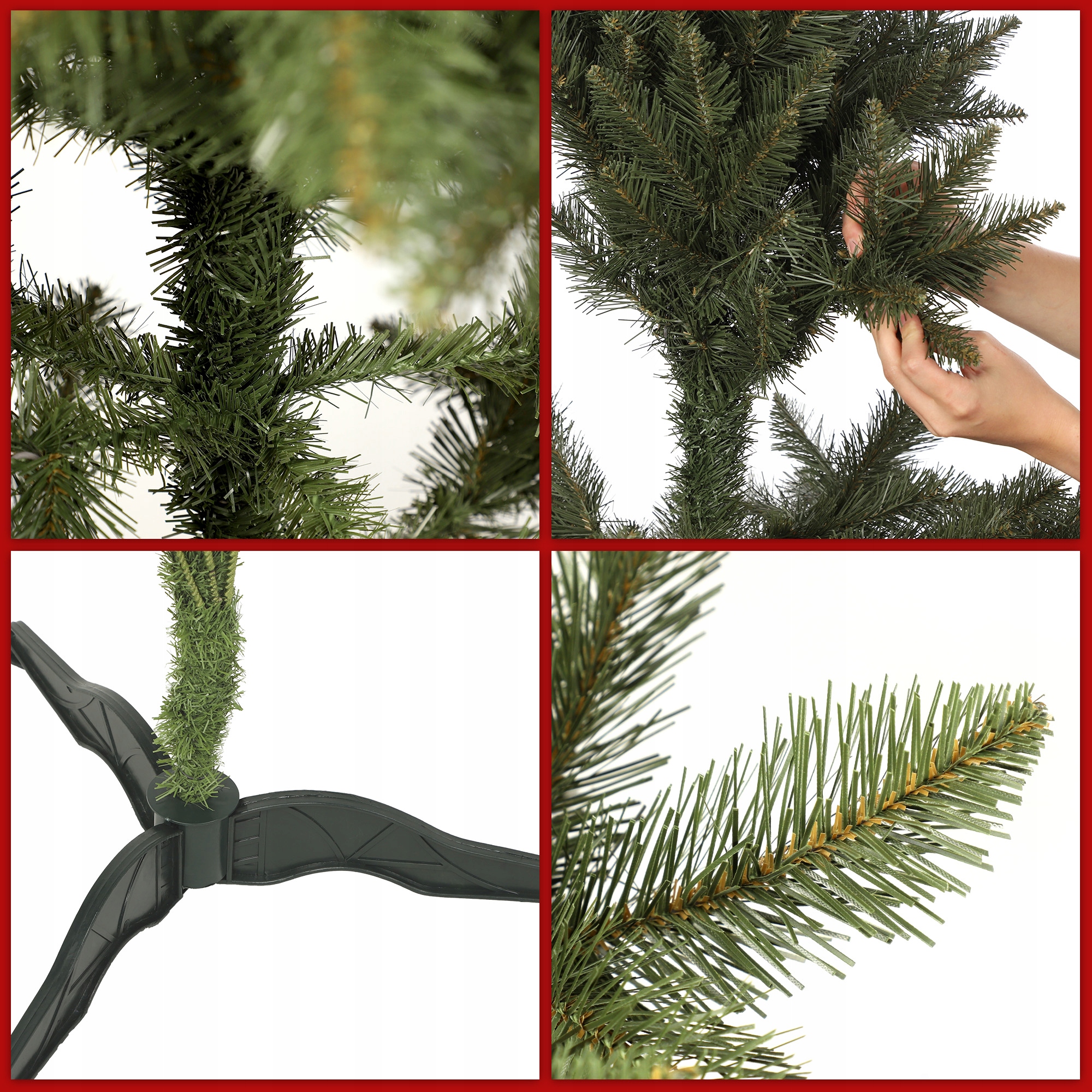 BOŽIČNA DREVA UMETNA SMREKOVA 180 CM NARAVNA KAVKAŠKA Stanje embalaže: originalno