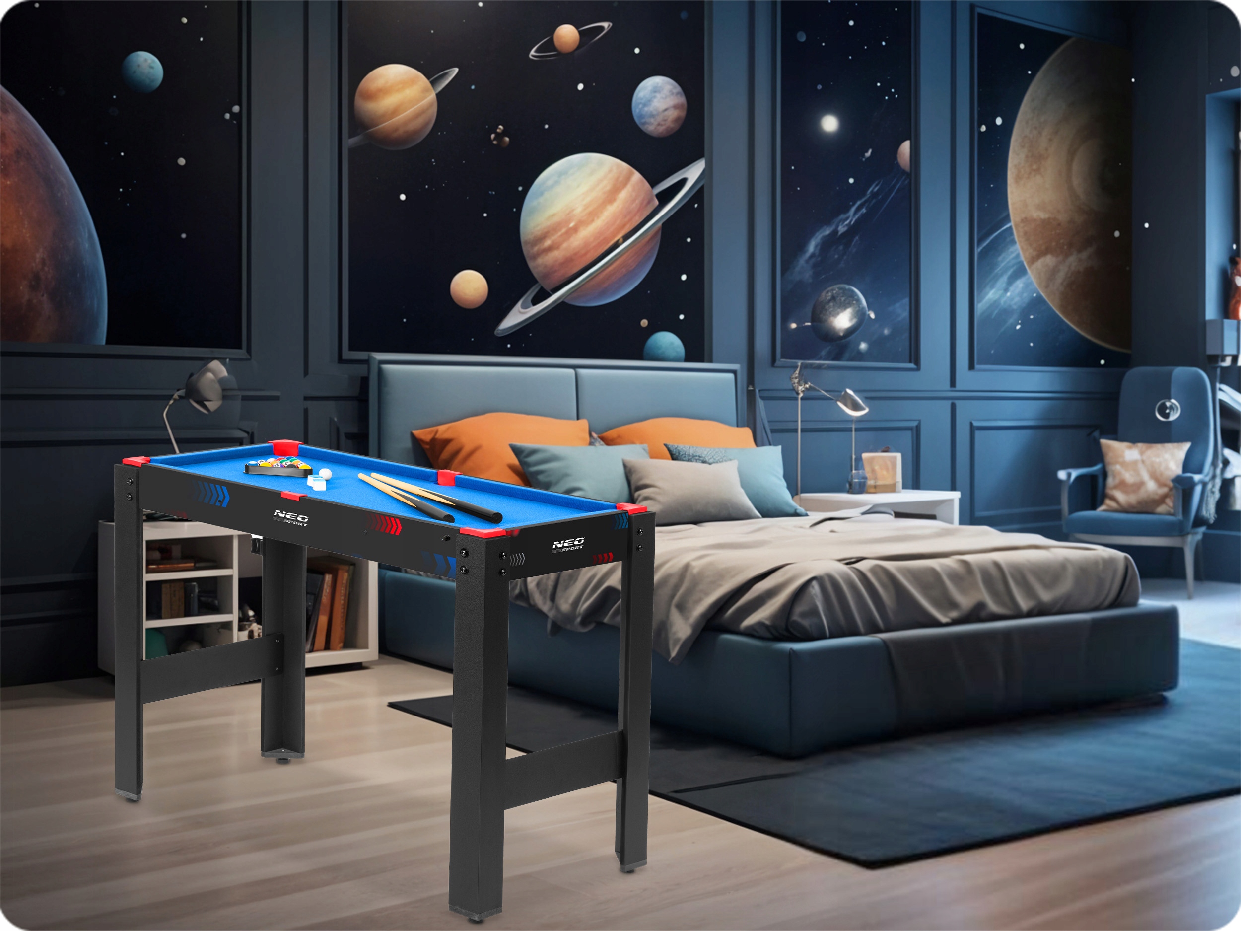HIMBERGALL NAMIZNA IN BILJARDNA IGRALNA MIZA 5v1 NEO-SPORT EAN (GTIN) 5903890621735