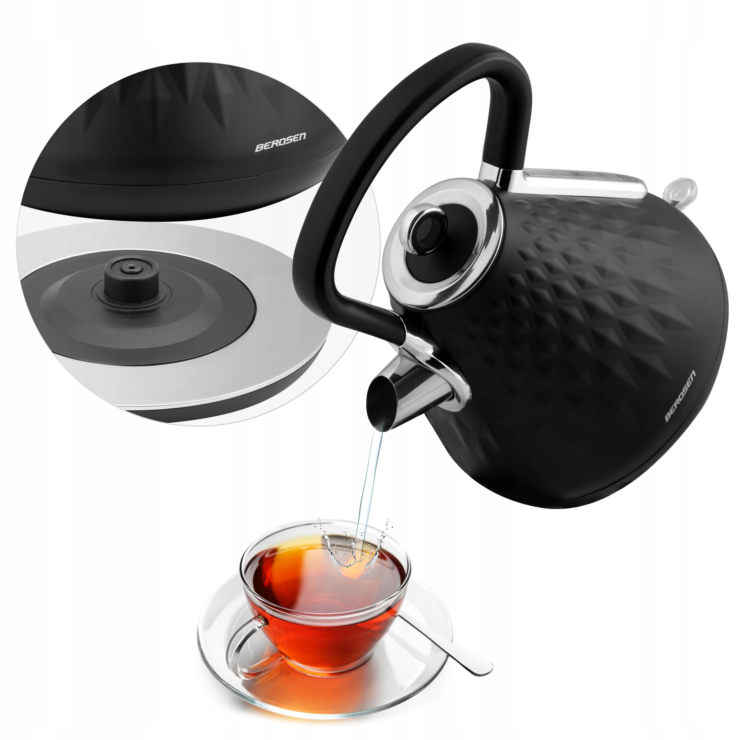 BREZŽIČNI ELEKTRIČNI GRELNIK VODE MODEN 1,7 L EAN (GTIN) 5903890604172