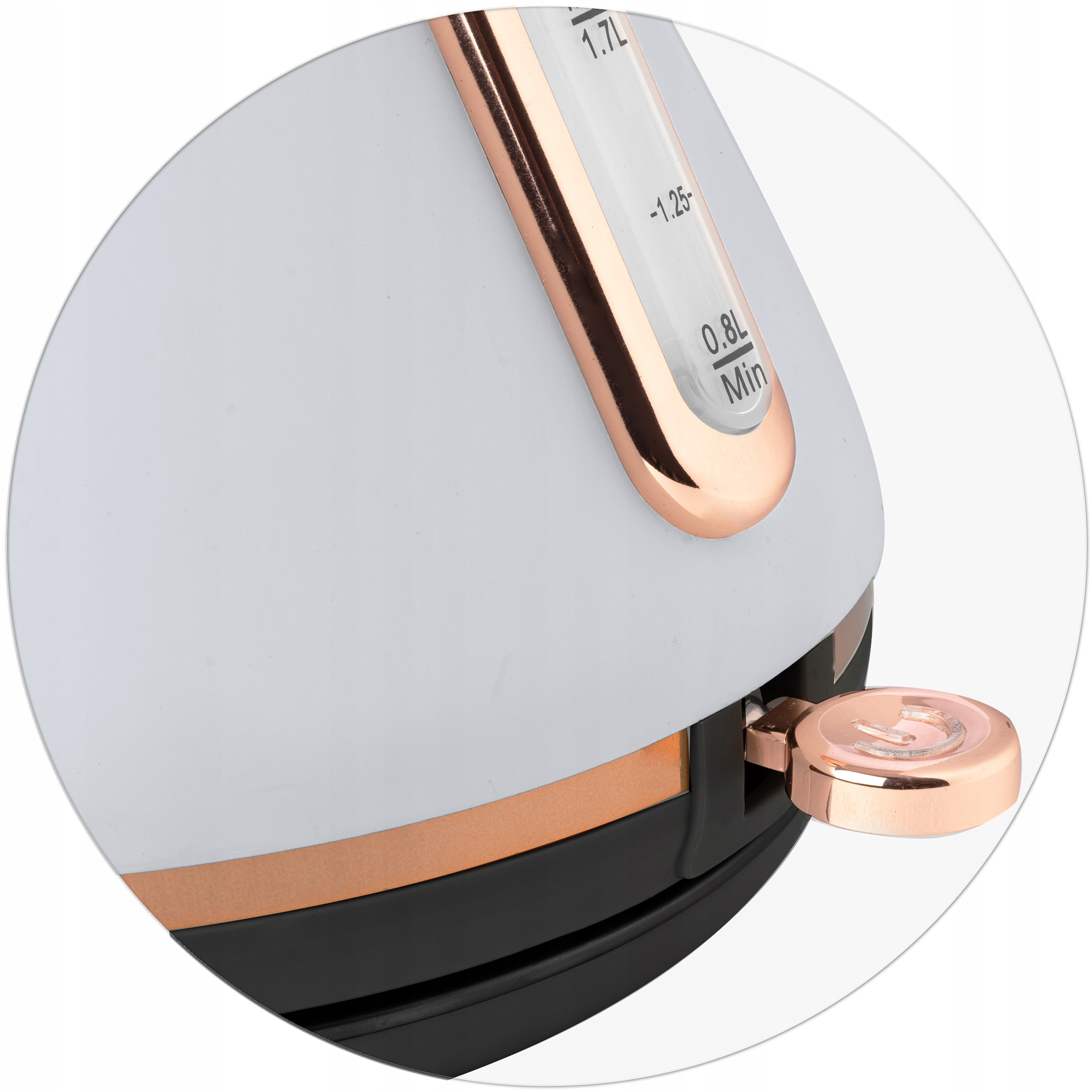 ELEKTRIČNI GRELNIK VODE S TERMOMETROM RETRO BREZŽIČNI 1,7 L BERDSEN Prevladujoča barva srebrno/siva