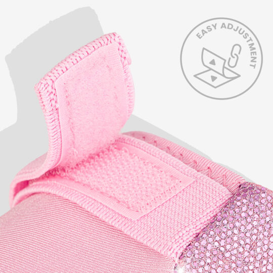 Ščitniki za komolce in kolena Cariboo bleščeče roza (velikost S) 4