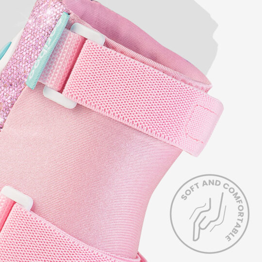 Ščitniki za komolce in kolena Cariboo bleščeče roza (velikost S) 6