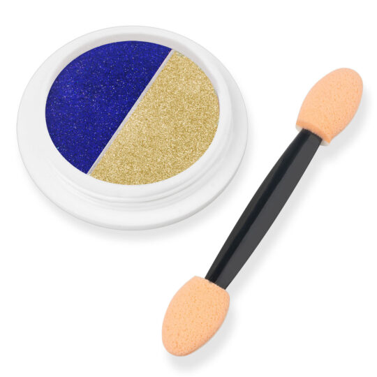 Kromiran zrcalni prah - ChroMirror zlato/modro