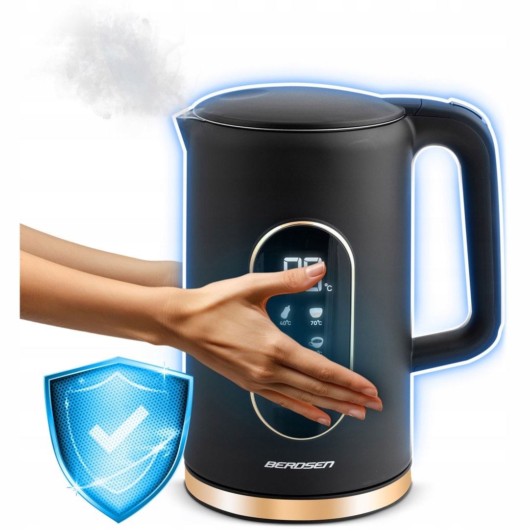 Električni grelnik vode z nadzorom temperature 1,7 l 2200 W, zaslon na dotik, kovinski EAN (GTIN) 5901315710040