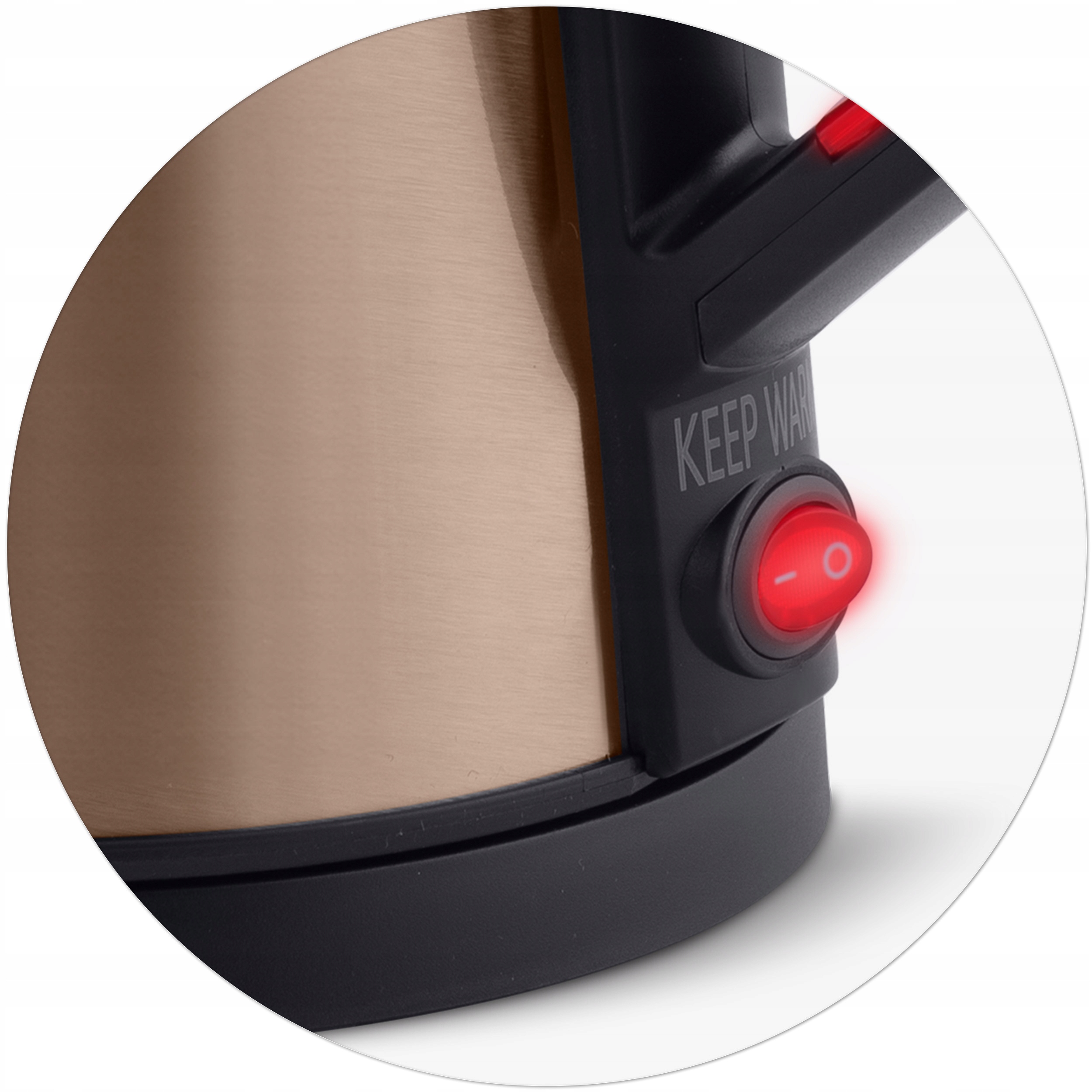 Električni grelnik vode 1,7 l Berdsen BD-708 bakrene barve Moč 2200 W