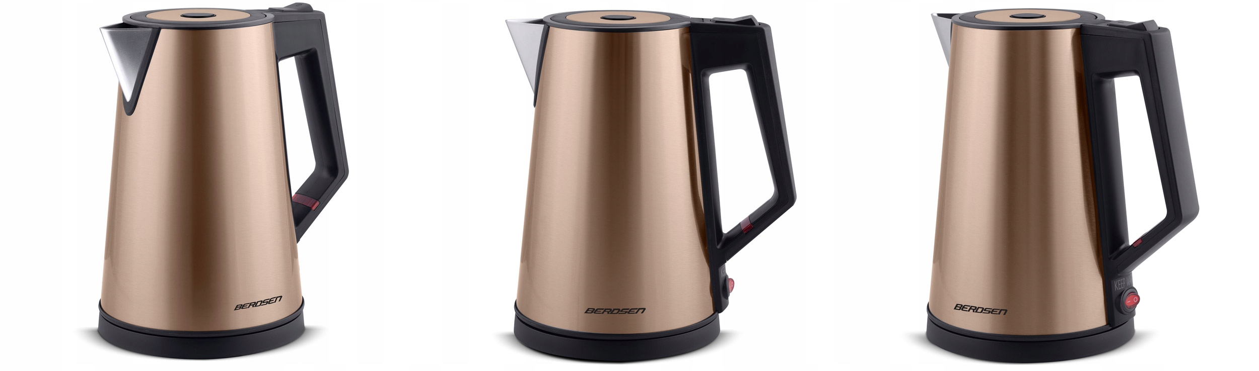 Električni grelnik vode 1,7 l Berdsen BD-708 bakrena barva Prostornina 1,7 l