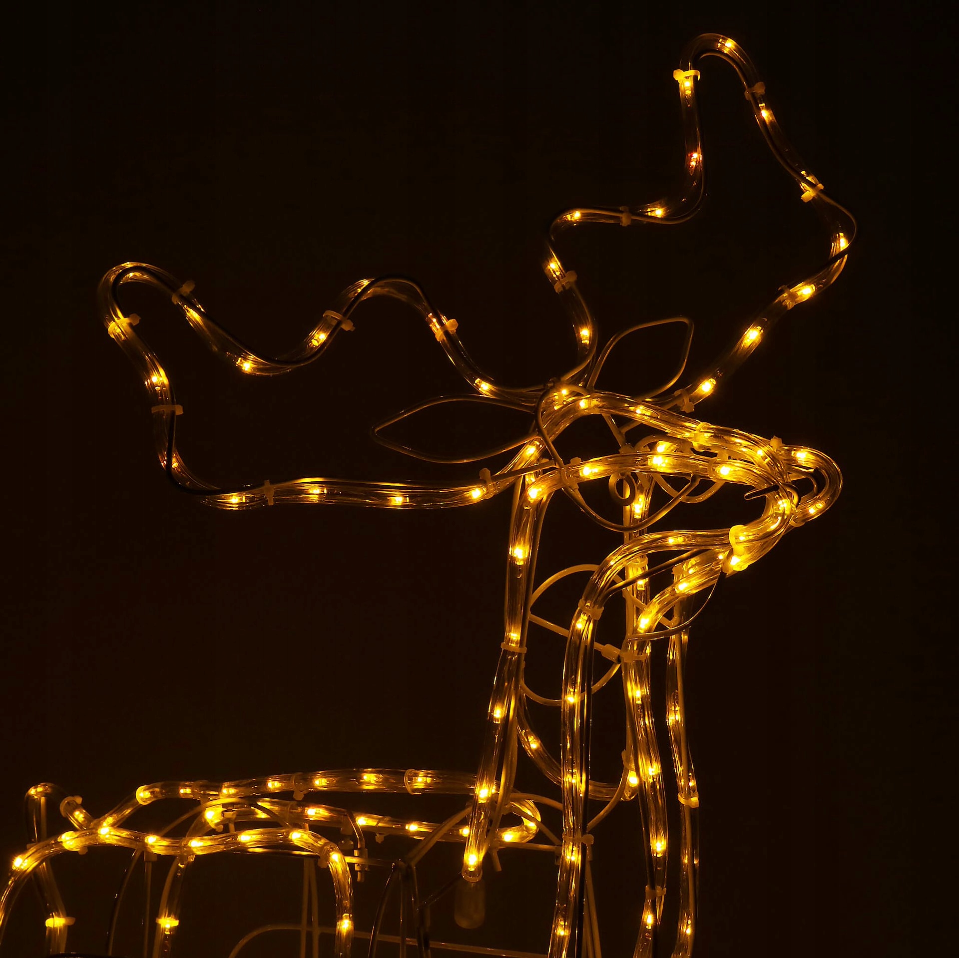 VELIKE LED VRVNE LUČI Z MOTIVOM SEVERNIH JELENOV XXL TOPLO BELA DEKORACIJA 85 cm Motiv sobe