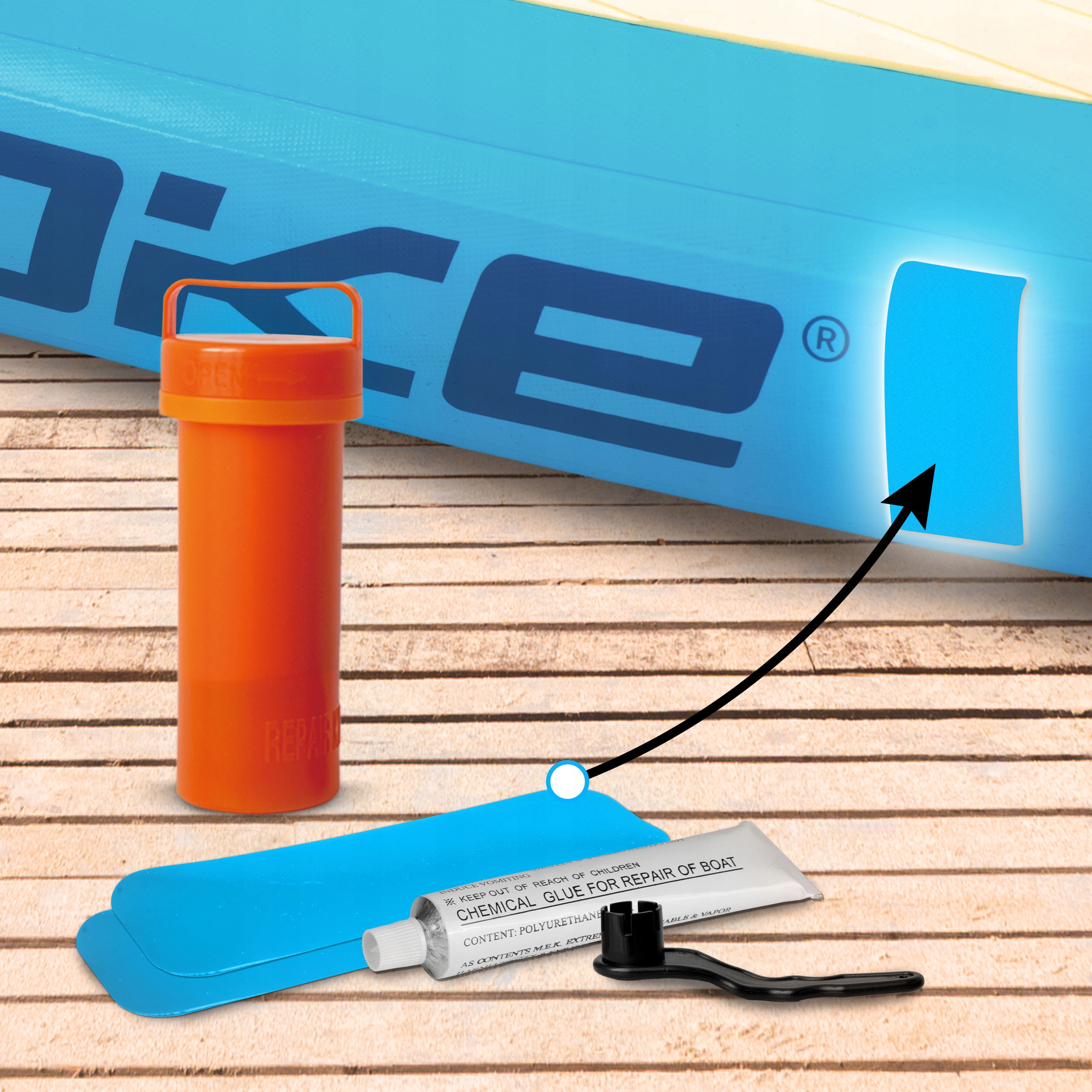 Napihljiva SUP deska za plavanje Paddle Aquasurf 275 cm KOMPLET Dolžina 275 cm