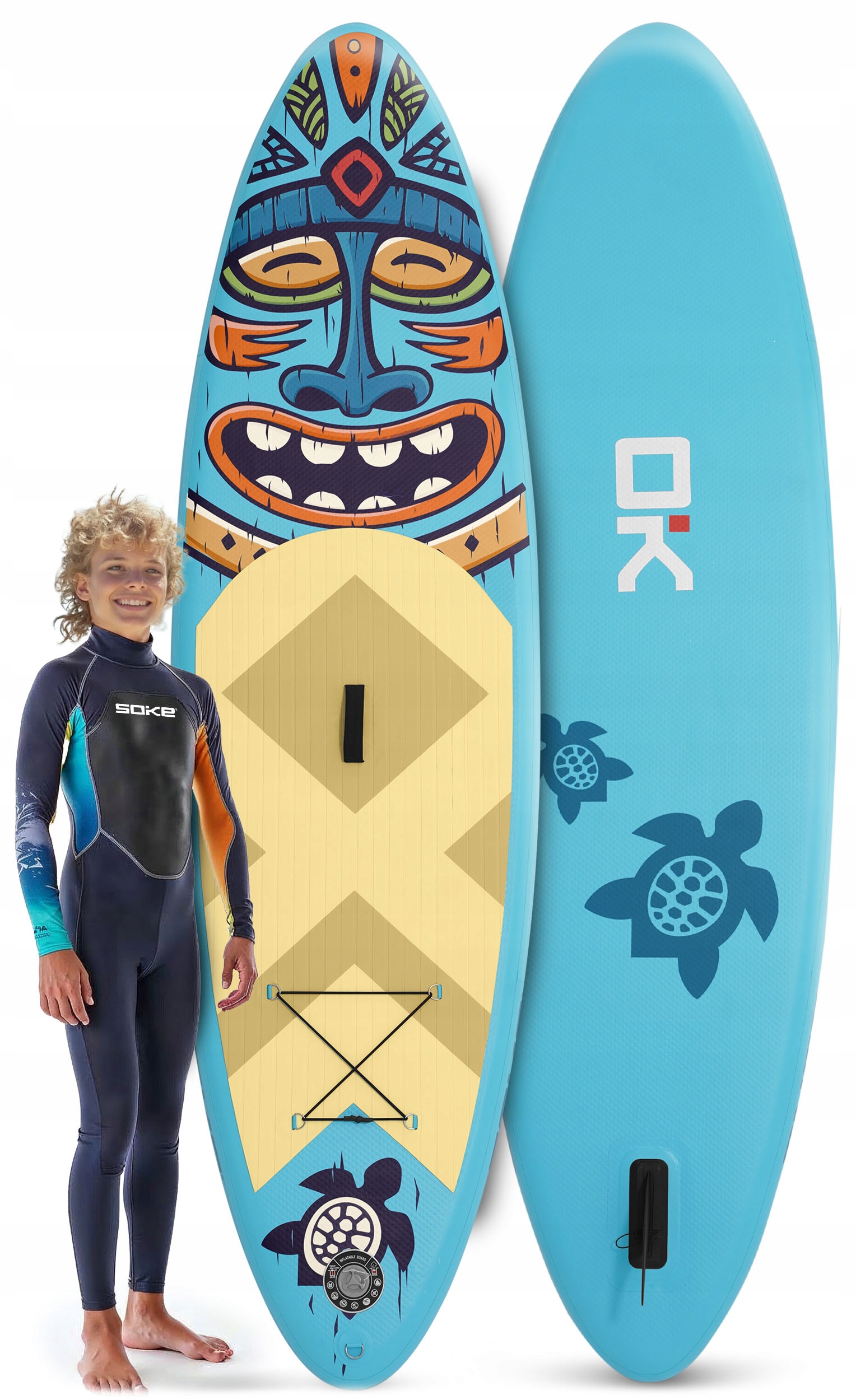 Napihljiva SUP deska za plavanje Paddle Aquasurf 275 cm KOMPLET EAN (GTIN) 5903890629908