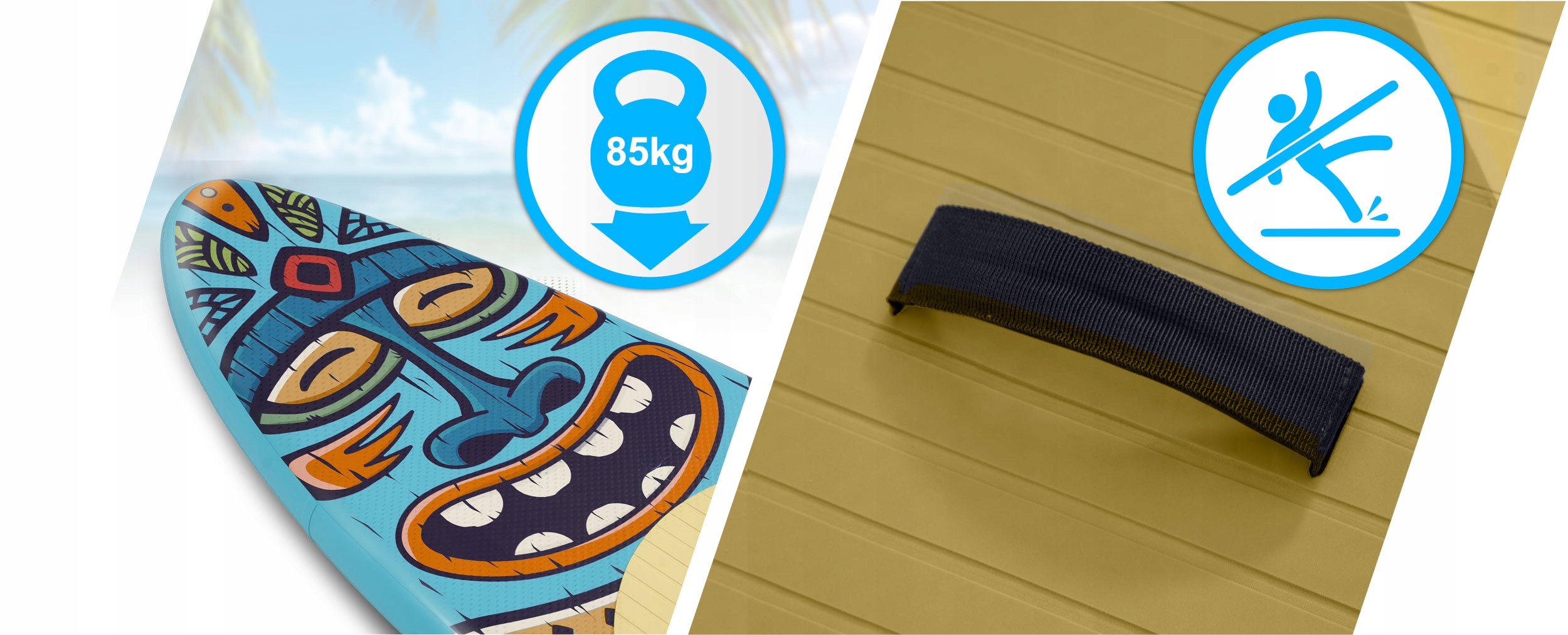 Napihljiva SUP deska za plavanje Paddle Aquasurf 275 cm KOMPLET Unisex izdelek za vse spole