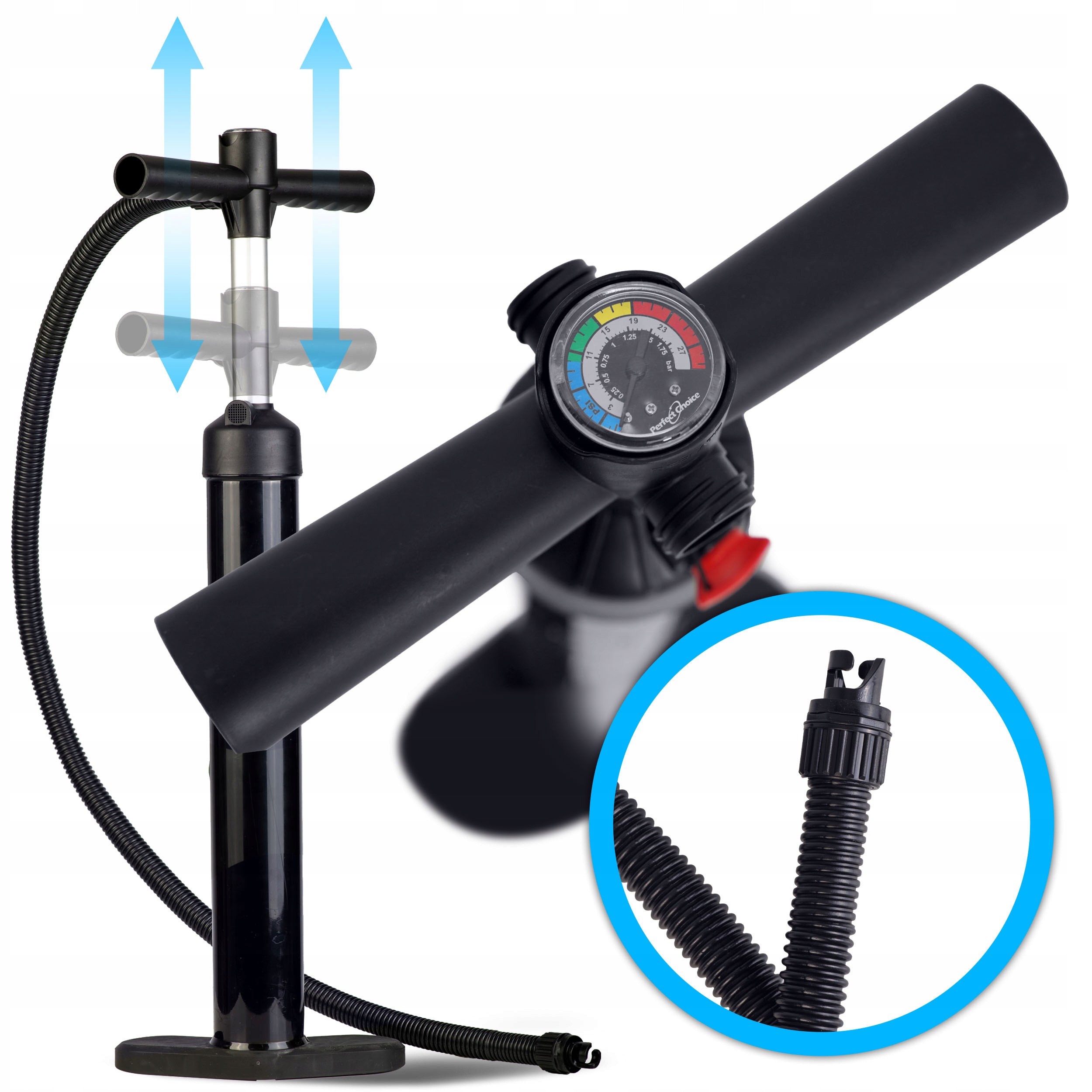 Napihljiva SUP deska za plavanje Paddle Aquasurf 275 cm KOMPLETNO Stanje originalne embalaže