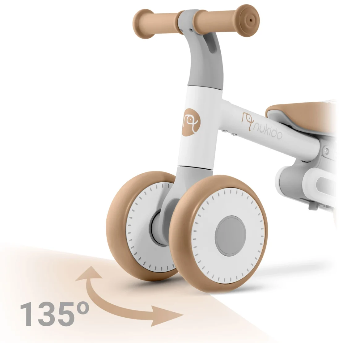 Otroško kolo Nukido bež 5