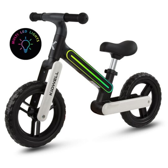 Otroško kolo brez pedalov - Suno črno-belo