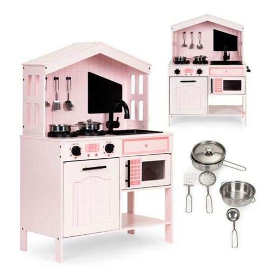 Otroška lesena kuhinja - Silvie rose