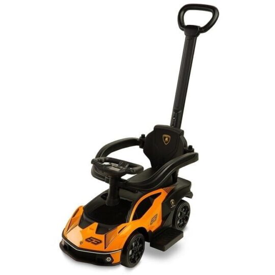 Otroški voziček - Lamborghini Essenza rumene barve